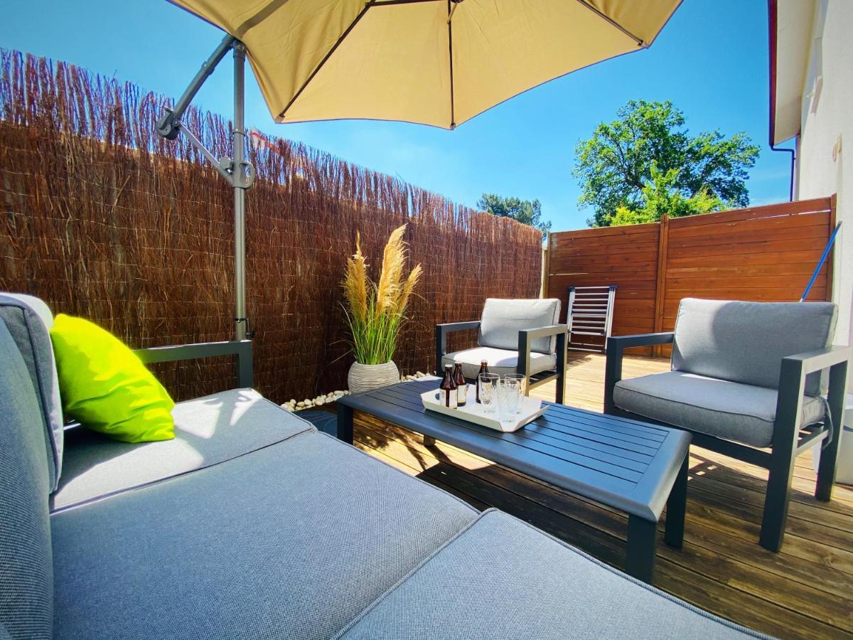 Appartement Tout Confort, Belle Terrasse. บิสการ์รอส ภายนอก รูปภาพ
